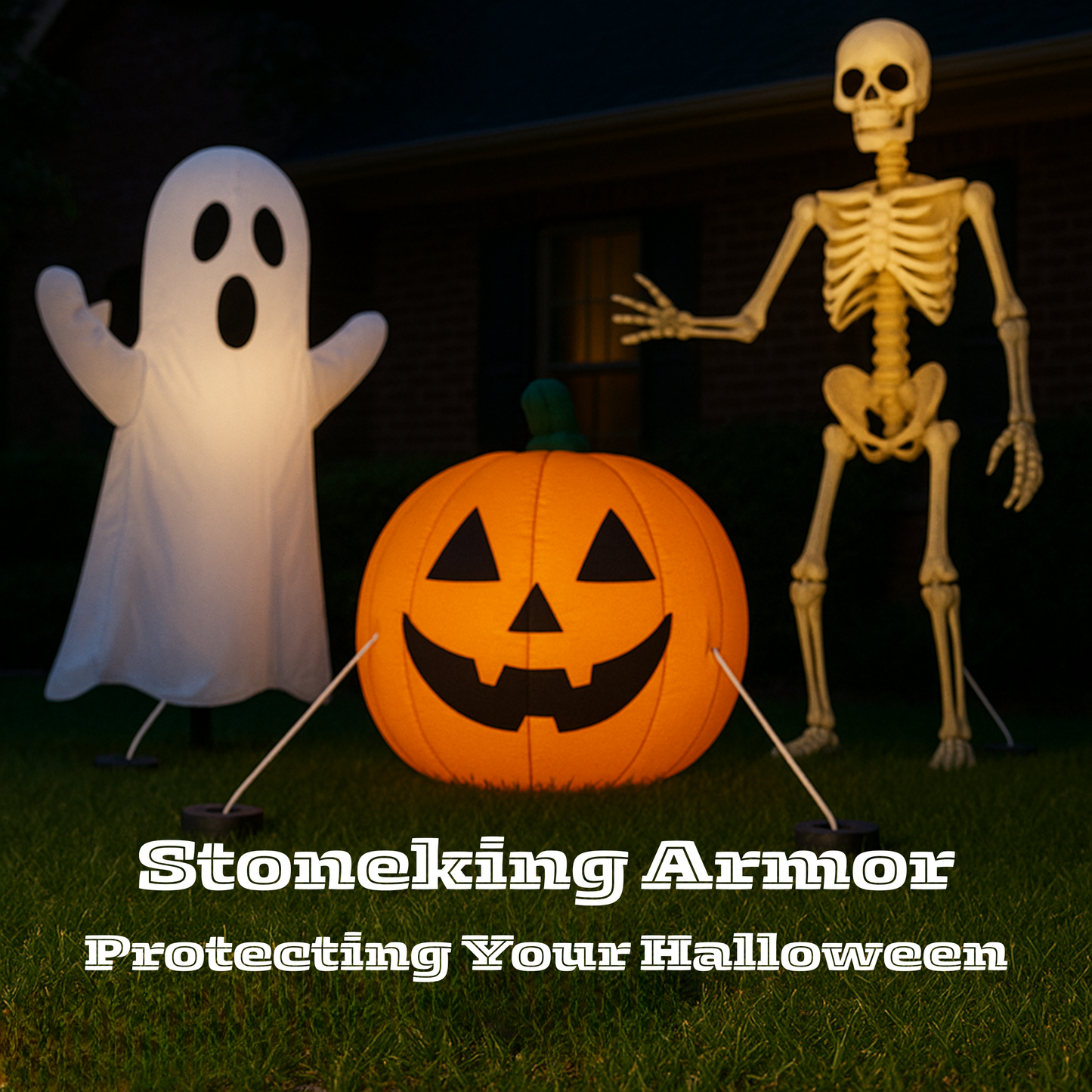 🎃 How to Keep Your Halloween Inflatables Safe (and Standing) All Season Long with Stoneking Armor