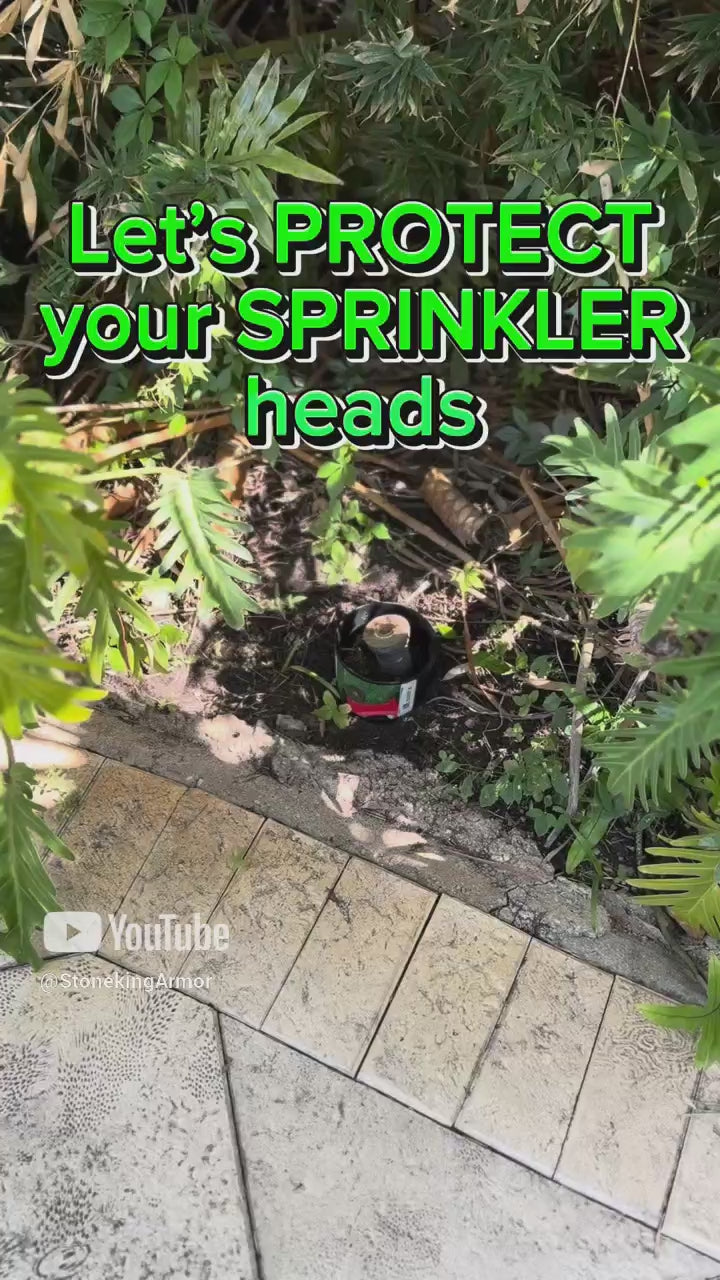 Stoneking Armor Landscape Light and Lawn Sprinkler Guard